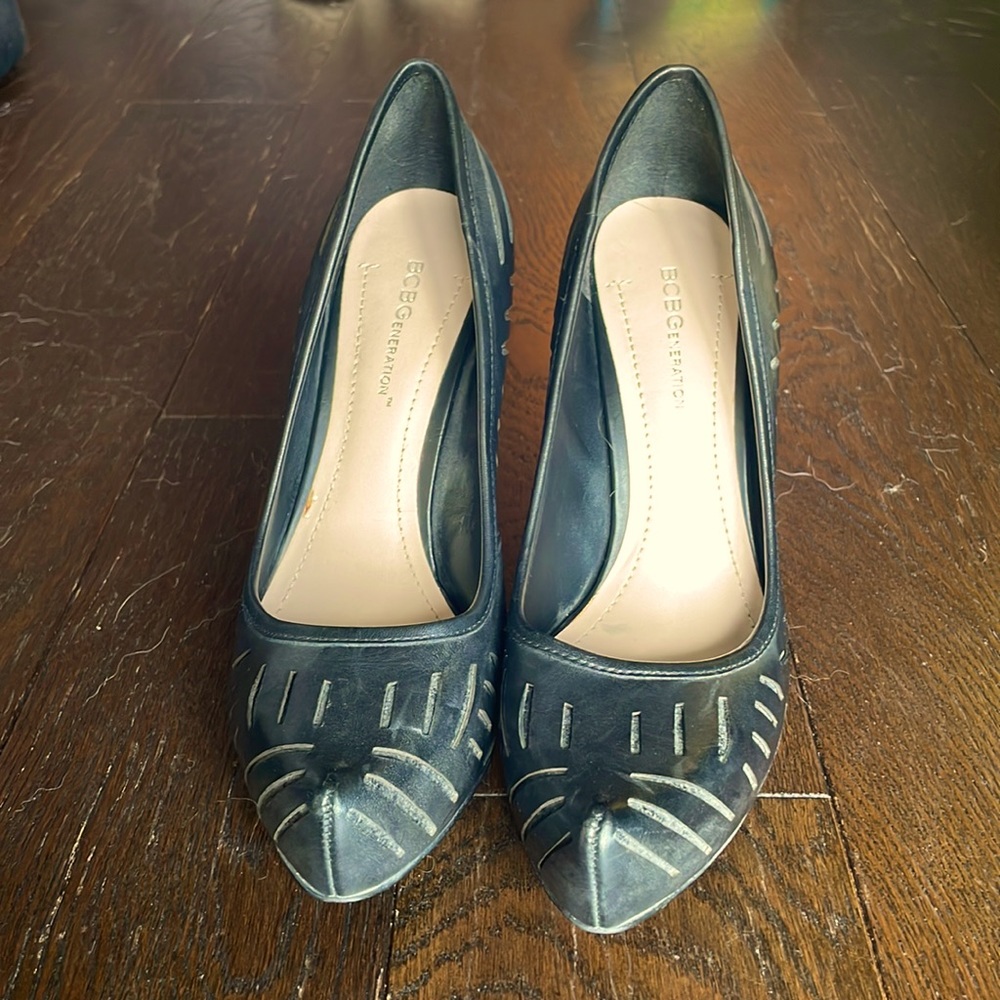BCBGeneration High Heel shoes, US 7.5/8 Women’s, Black